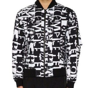 ALEXANDER MCQUEEN Print BOMBER JACKET